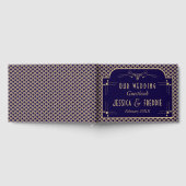 ヴィンテージ1920年代アールデコギャツビー結婚ズコレクション ゲストブック (全面)