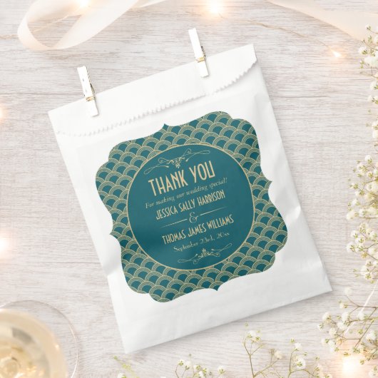 ヴィンテージ1920年代アールデコギャツビー結婚ズコレクション フェイバーバッグ (クリップ留めされた状態)