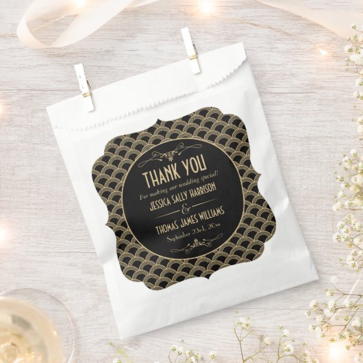 ヴィンテージ1920年代アールデコギャツビー結婚ズコレクション フェイバーバッグ (クリップ留めされた状態)