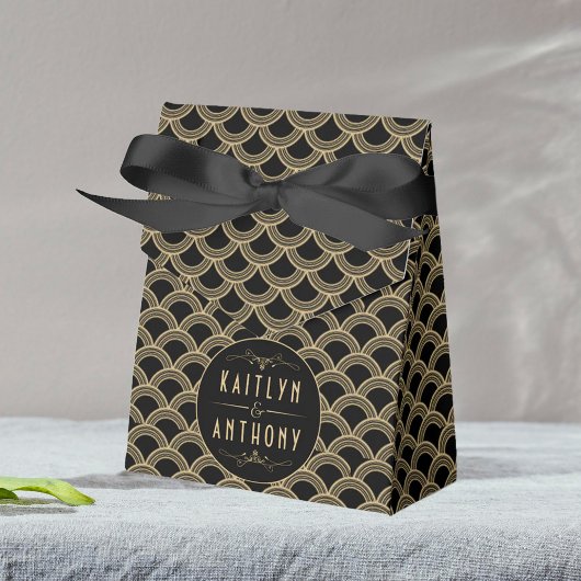 ヴィンテージ1920年代アールデコギャツビー結婚ズコレクション フェイバーボックス