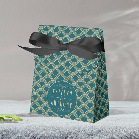 ヴィンテージ1920年代アールデコギャツビー結婚ズコレクション フェイバーボックス