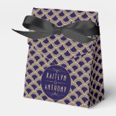 ヴィンテージ1920年代アールデコギャツビー結婚ズコレクション フェイバーボックス (正面サイド)