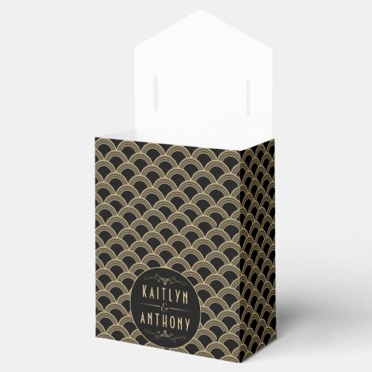 ヴィンテージ1920年代アールデコギャツビー結婚ズコレクション フェイバーボックス (オープン)