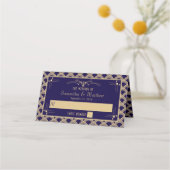 ヴィンテージ1920年代アールデコギャツビー結婚ズコレクション プレイスカード (正面)