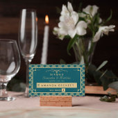 ヴィンテージ1920年代アールデコギャツビー結婚ズコレクション プレイスカード