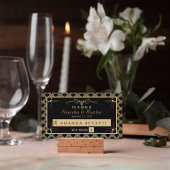 ヴィンテージ1920年代アールデコギャツビー結婚ズコレクション プレイスカード