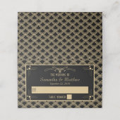 ヴィンテージ1920年代アールデコギャツビー結婚ズコレクション プレイスカード (外部開封)