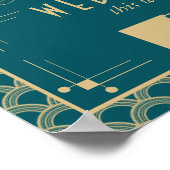 ヴィンテージ1920年代アールデコギャツビー結婚ズコレクション ポスター (角)