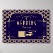 ヴィンテージ1920年代アールデコギャツビー結婚ズコレクション ポスター (正面)