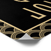 ヴィンテージ1920年代アールデコギャツビー結婚ズコレクション ポスター (角)