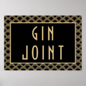 ヴィンテージ1920年代アールデコギャツビー結婚ズコレクション ポスター (正面)