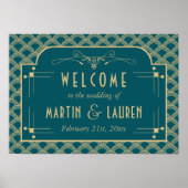 ヴィンテージ1920年代アールデコギャツビー結婚ズコレクション ポスター (正面)