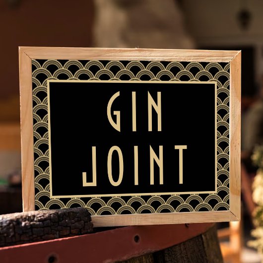 ヴィンテージ1920年代アールデコギャツビー結婚ズコレクション ポスター