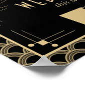 ヴィンテージ1920年代アールデコギャツビー結婚ズコレクション ポスター (角)