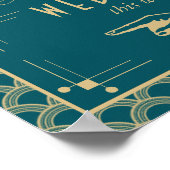 ヴィンテージ1920年代アールデコギャツビー結婚ズコレクション ポスター (角)