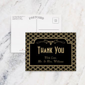 ヴィンテージ1920年代アールデコギャツビー結婚ズコレクション ポストカード