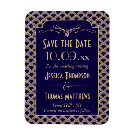 ヴィンテージ1920年代アールデコギャツビー結婚ズコレクション マグネット