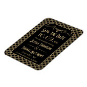 ヴィンテージ1920年代アールデコギャツビー結婚ズコレクション マグネット (左側)