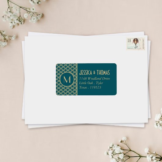 ヴィンテージ1920年代アールデコギャツビー結婚ズコレクション ラベル