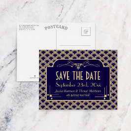 ヴィンテージ1920年代アールデコギャツビー結婚ズコレクション 案内ポストカード