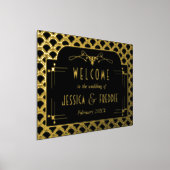 ヴィンテージ1920年代アールデコギャツビー結婚ズコレクション 箔ポスター (レイダウン)