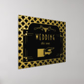 ヴィンテージ1920年代アールデコギャツビー結婚ズコレクション 箔ポスター (レイダウン)