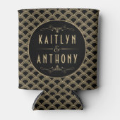 ヴィンテージ1920年代アールデコギャツビー結婚ズコレクション 缶クーラー (正面)