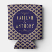 ヴィンテージ1920年代アールデコギャツビー結婚ズコレクション 缶クーラー (裏面)