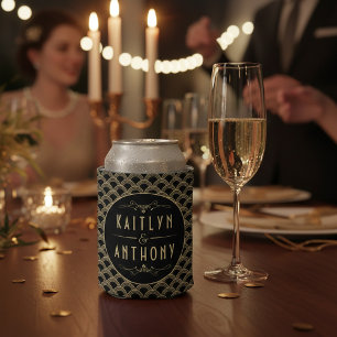 ヴィンテージ1920年代アールデコギャツビー結婚ズコレクション 缶クーラー