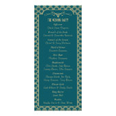 ヴィンテージ1920年代アールデコギャツビー結婚式 プログラム (裏面)