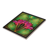 ヴィンテージ1920年代アールデコ再生用セラミックタイル タイル (側面)