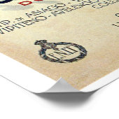 ヴィンテージ1920年代ウィンタースポーツ広告イタリアン旅行 ポスター (角)