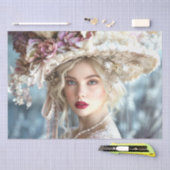 ヴィンテージ1920年代マルセラ・デコページ 薄葉紙 (クラフト)