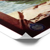 ヴィンテージ1920年代ラゴドルタイタリアン旅行 ポスター (角)