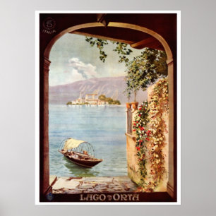 ヴィンテージ1920年代ラゴドルタイタリアン旅行 ポスター