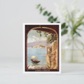 ヴィンテージ1920年代ラゴドルタ旅行イタリアンポスター ポストカード (スタンド正面)