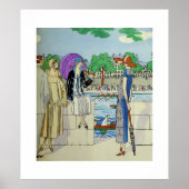 ヴィンテージ1920年代レディースアットクルーレースレガッタ ポスター (正面)