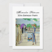 ヴィンテージ1920年代レディースアットクルーレースレガッタ 招待状 (正面)