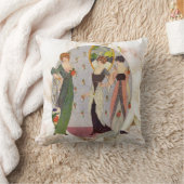 ヴィンテージ1920年代レディースファッション クッション (ブランケット)