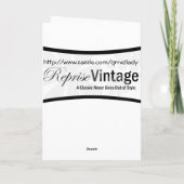 ヴィンテージ1920年代、水着姿の女性 カード (裏面)