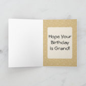 ヴィンテージ1920年代、水着姿の女性 カード (内部)