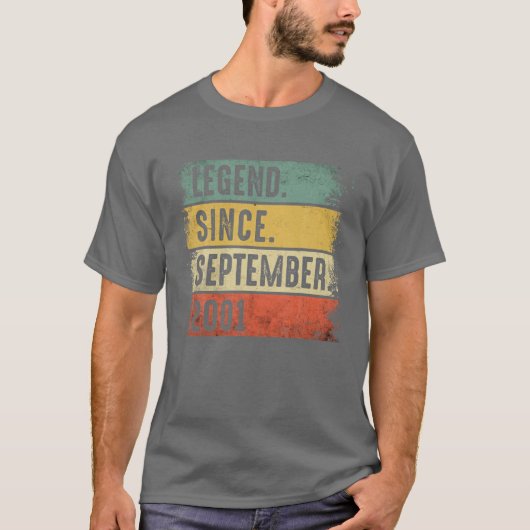 ヴィンテージ1920年9月100誕生日ギフト10 Tシャツ (正面)