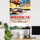 ヴィンテージ1920映画ポスター ポスター (ホームオフィス)