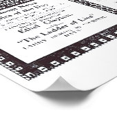 ヴィンテージ1920映画静か広告ポスター ポスター (角)