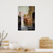 ヴィンテージ1920湖コモレノイタリアン旅行広告 ポスター (キッチン)