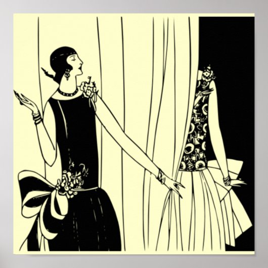 ヴィンテージ1920 Flapper Decoポスター2 カスタマイズ - ! ポスター (正面)
