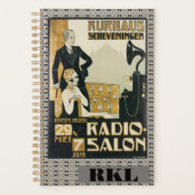 ヴィンテージ1920sオランダクアハウスラジオサロン