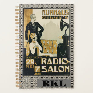 ヴィンテージ1920sオランダクアハウスラジオサロン プランナー手帳