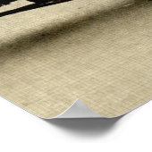 ヴィンテージ1920sオートバイの警官 ポスター (角)