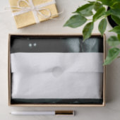 ヴィンテージ1920sガール&ピーコックフェザーティッシュ紙 薄葉紙 (ギフト)